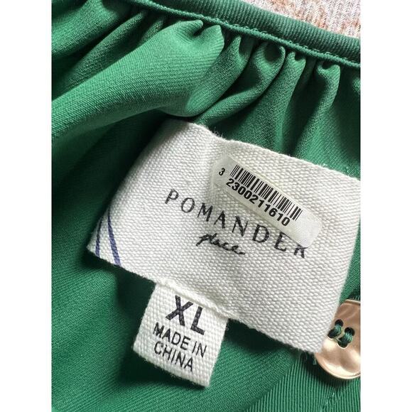 Pomander Place Tuckernuck Palmetto Clarke Dress In Green Womens Size XL - Picture 5 of 7